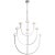 Modern Kelly Wearstler for Visual Comfort Signature Pedra X-Large Three-Tier Chandelier in Polished Nickel with Alabaster For Sale - Image 3 of 4