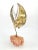 1970s Brutalist Metal Phoenix Bird Sculpture on Natural Stone For Sale - Image 12 of 12