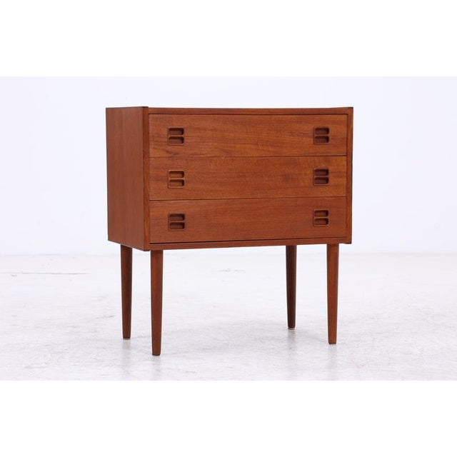 Vintage Danish Teak Chest of Drawers For Sale - Image 4 of 12