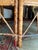 Mid-Century Hand Painted Peacocks Folding Room Divider Screen Tortoise Finish Bamboo. Bohemian, Tiki, Eclectic, Asian Style. For Sale In West Palm - Image 6 of 16