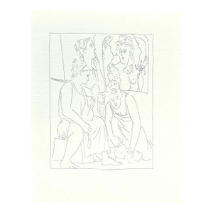 Picasso 7 Minyas’ Daughters Refuse to Recognize the God Bacchus