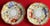 Mid 20th Century English Fine Bone China Floral Small 6" Porcelain Plates by Hammersley - Set of 8 For Sale - Image 5 of 10