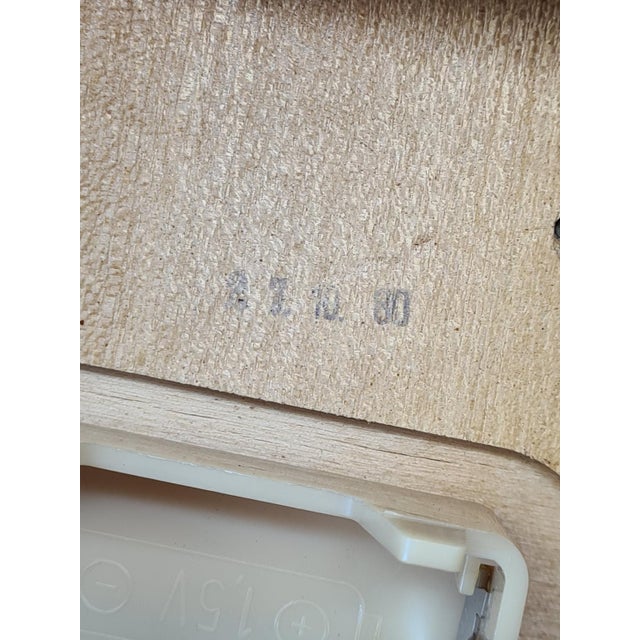 Modernist Table Clock from Weimar Quartz, Germany, 1970s For Sale - Image 13 of 14