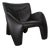 Echnaton Armchair in Black Leather from Leolux For Sale