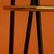 Mid-Century Modern Mid-Century Modern High Bar Stools in Black Iron with Brass and Mustard, 1950s, Set of 2 For Sale - Image 3 of 5