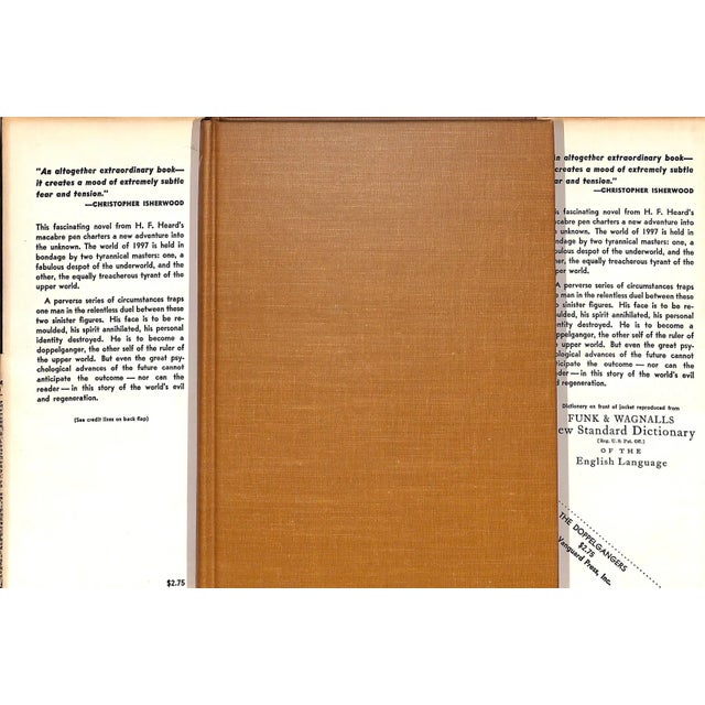 HEARD, H.F. [281] pp. The Vanguard Press Inc. 1947 8 3/8" x 5 7/8" Jacket design by Bill English