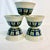 Japanese Vintage Chinoiserie Boho Chic Ceramic Pottery Sauce Cups - Set of 5. For Sale - Image 3 of 12