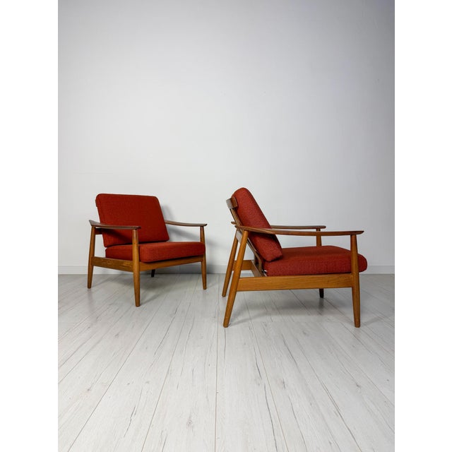 Vintage Danish FD 164 Lounge Chair in Teak by Arne Vodder for Cado, 1960s For Sale - Image 9 of 9