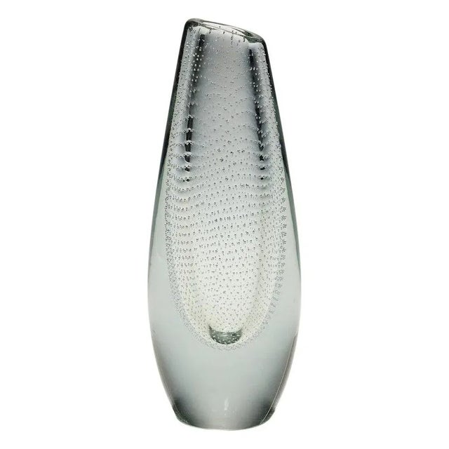 Vintage Art Glass Vase attributed to Gunnel Nyman for Nuutajarvi Notsio, 1959 For Sale - Image 11 of 11