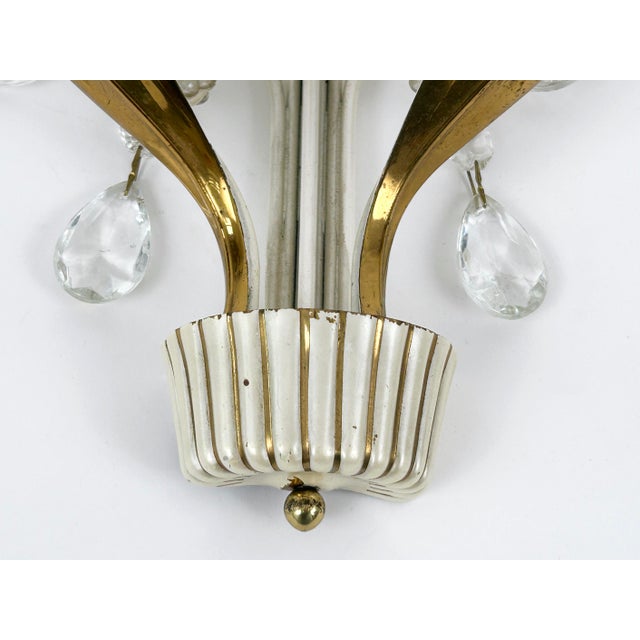 Brass and Glass Sconces from Vereinigte Werkstätten, 1960s, Set of 2 For Sale - Image 17 of 18