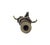 Mid-Century Modern Pair of Deer Buck Heads Lamp Finials For Sale - Image 3 of 3