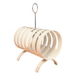 Vinyl Record Magazine Rack from Opal Möbel, 1970s For Sale