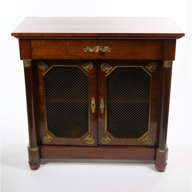 Antique Regency-Style Rosewood Mahogany Bookcase Cabinet, Circa 1880 For Sale - Image 11 of 11