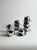 Italian Stainless Steel Espresso Set by AMC Art Design, 1980, Set of 20, in Very Good conditions. Designed 1980 to 1989...