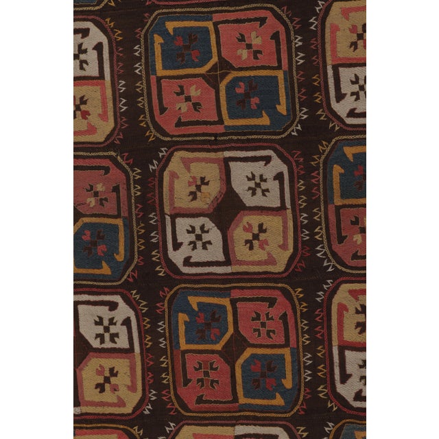 19th Century Antique Uzbek Embroidered Textile, Vibrant Medallions - Rug & Kilim For Sale In New York - Image 6 of 7