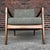 Mid-Century Modern Dux Lounge Chair With New Foam and Fabric Straps (Green Tweed) For Sale - Image 3 of 12