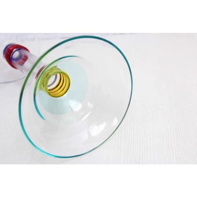 Vintage Glass Candleholder, 1990s For Sale - Image 6 of 10