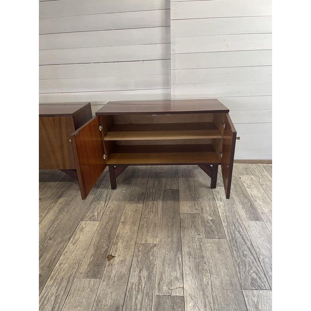 Brown Vintage Rossia Commodes from Novy Domov, 1976, Set of 2 For Sale - Image 8 of 14