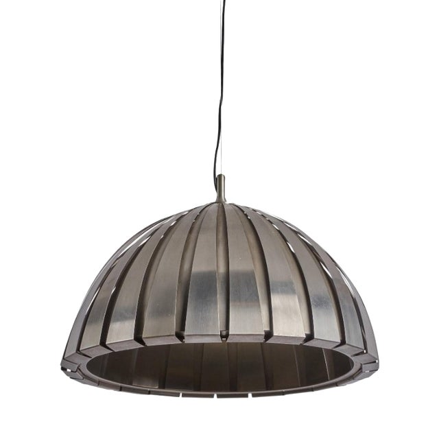 Calotta Pendant Lamp by Elio Martinelli for Martinelli Luce, Italy, 1970s For Sale