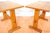 Light Oak Refectory Trestle Tables, 1920, Set of 2 For Sale - Image 4 of 18