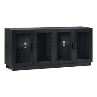 Nolan Black Wood Media Console For Sale