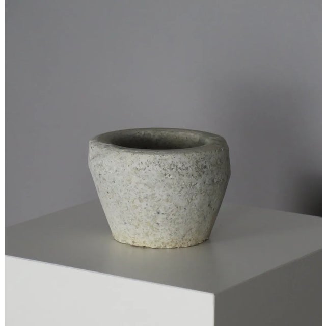 Rustic European 1920s French Stone Bowl For Sale - Image 3 of 5