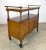 Mid Century Era Regency Rolling Bar Cabinet / Cart / Server For Sale - Image 9 of 12