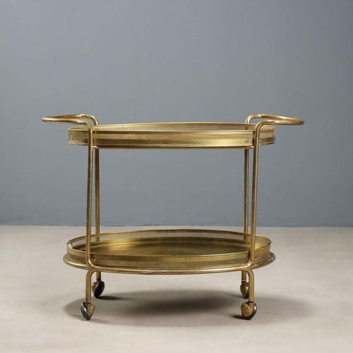 Vintage Brass Trolley, 1960s For Sale - Image 14 of 15