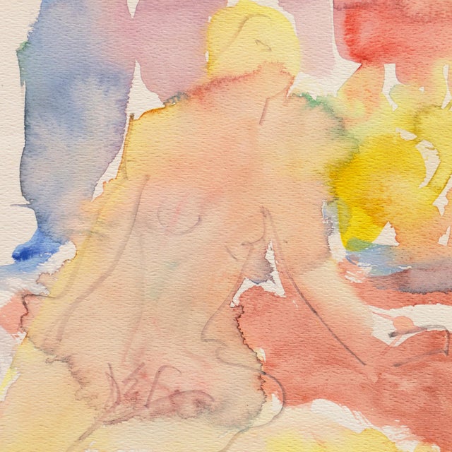 Post Impressionist 'Seated Nude' by Victor Di Gesu, Paris, Louvre, Salon D'Automne, Académie Chaumière, Los Angeles County Museum of Art For Sale - Image 3 of 7