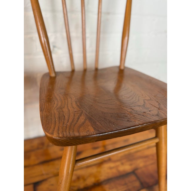 1960s Pair of 1960s Ercol Model 391 Dining Chairs Designed by Lucian Ercolani For Sale - Image 5 of 9