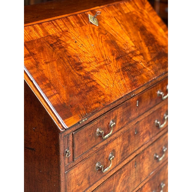Antique George III Mahogany Secretaire, 1790 For Sale - Image 10 of 13