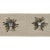 Sample - Schumacher Constellation Beaded Tape in Linen For Sale