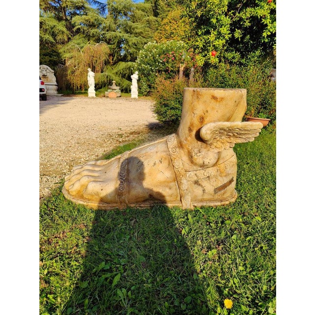 Unknown, Foot of Mercury, 18th Century, Greek Thassos Marble For Sale - Image 16 of 17