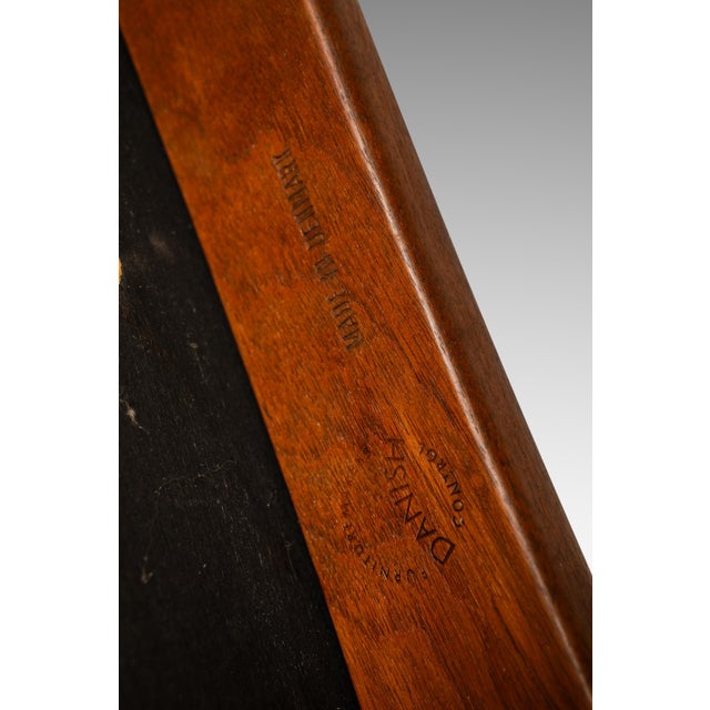 Set of 4 Danish Modern "Lis" Ladderback Dining Chairs in Walnut by Niels Koefoed for Koefoeds Hornslet, Denmark, Circa 1960s For Sale - Image 9 of 12