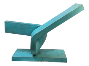1987 "Tambour II" Bronze Sculpture with Patina by Neil Hadlock