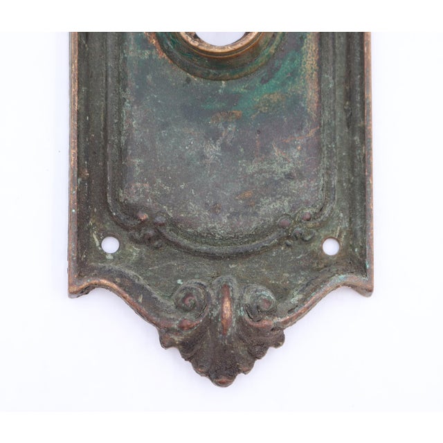 Traditional Dark Patina Bronze Sargent 10.375 In. Back Plate For Sale - Image 3 of 5
