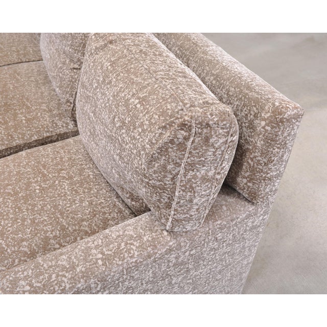 Barbara Barry for Baker Loose Back Sofa in Taupe Upholstery For Sale - Image 9 of 18