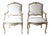 18th C Louis XV Armchairs, Signed "Blanchard" Pair For Sale