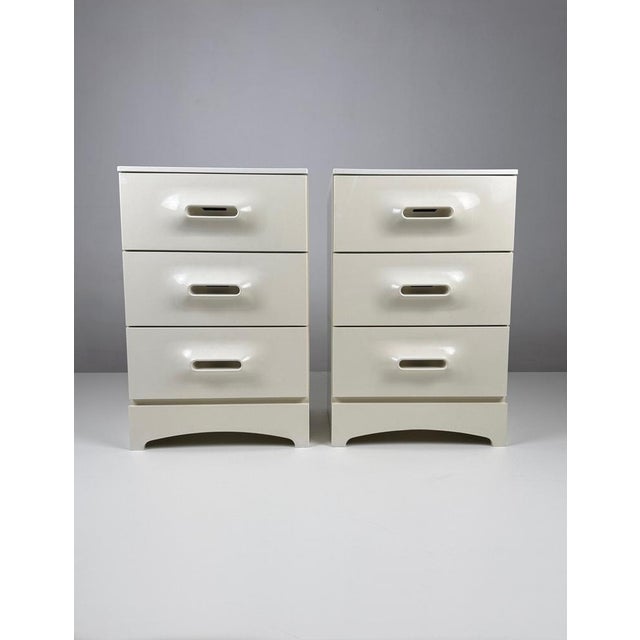 Vintage Chest of Drawers by Marc Held for Prisunic, 1970s, Set of 2 For Sale - Image 13 of 13