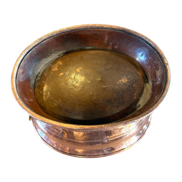 Late 19th Century Oval Copper Wine Cooler For Sale - Image 4 of 5