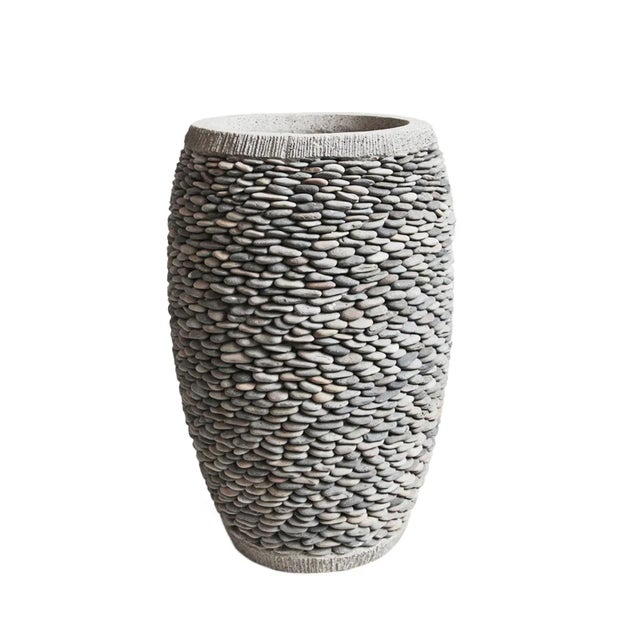 Stacked Pebble Planter Medium For Sale - Image 4 of 4