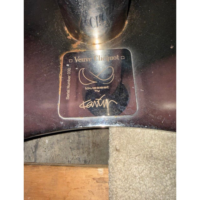 2000 - 2009 Veuve Clicquot - “Tete a Tete” Loveseat For Sale - Image 5 of 5