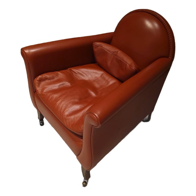 1970s Poltrona Frau Lyra Arm Chair For Sale