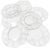 Mid-Century Modern Vintage Tiffin Franciscan Persian Pheasant Etched Glass Luncheon Plates - Set of 7 For Sale - Image 3 of 3