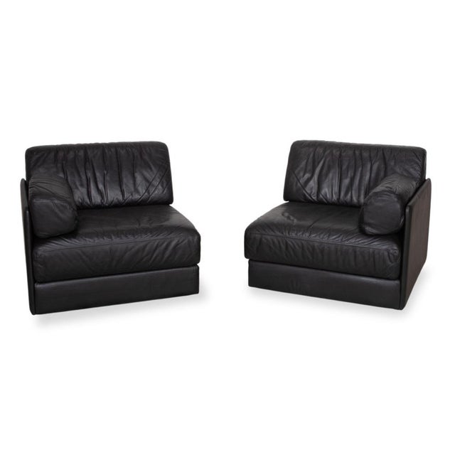 Leather DS-78 Two-Seater Sofa with Manual Sleeping Function from de Sede For Sale - Image 5 of 13