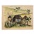 Henry Emil Salloch Original Watercolor on Paper Rural Homestead, 1936 For Sale