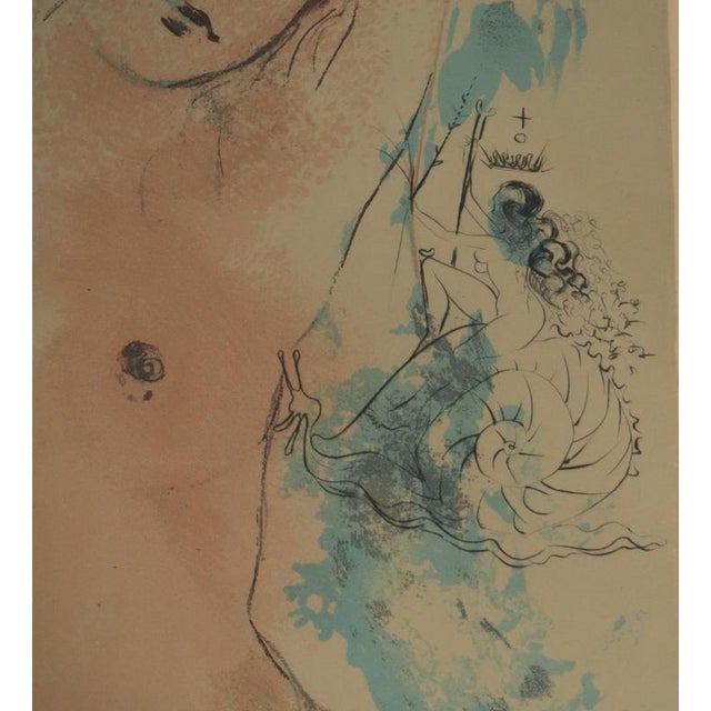 Salvador Dali, Nude, Happy Days (3 Hippies), 1970, Lithograph For Sale - Image 10 of 13