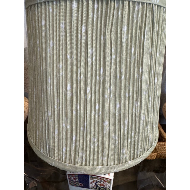 1970s Imari Handmade Asian Lamp For Sale - Image 5 of 5
