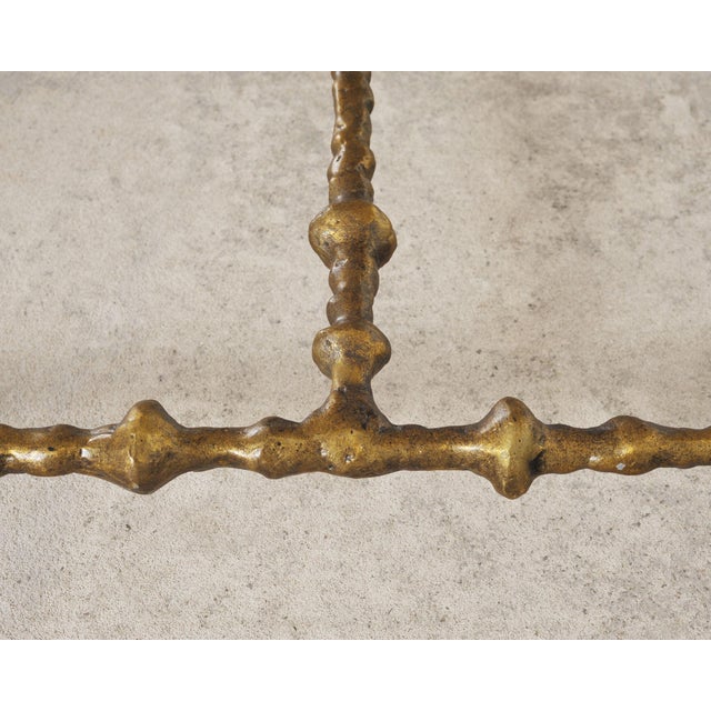 Oly Studio Gilded Iron Faux Bois Branch Diego Cocktail Table For Sale - Image 15 of 17