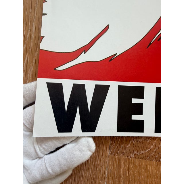 2000 - 2009 Werner Berges (1941–2017), Blondine, 1977, Kunsthaus Hannover, 2000, Original Exhibition Poster, Printed in Germany. For Sale - Image 5 of 10